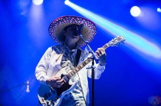 MONTEBELLO, QC - JUNE 16: Weezer performs at Montebello Rockfest in Montebello, Quebec on June 16, 2018. (Photo: Greg Matthews/Aesthetic Magazine)