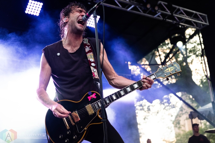 CHICAGO, IL - JULY 22: Japandroids performs at Pitchfork Music Festival in Chicago on July 22, 2018. (Photo: Katie Kuropas/Aesthetic Magazine)