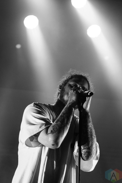 TORONTO, ON - AUGUST 06: Post Malone performs at The Mod Club in Toronto on August 06, 2018. (Photo: Morgan Hotston/Aesthetic Magazine)