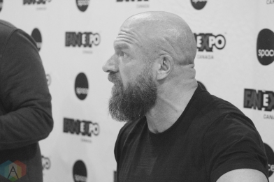 TORONTO, ON - AUGUST 30: WWE superstar Triple H attends Fan Expo at Metro Toronto Convention Centre in Toronto, Ontario on August 30, 2018. (Photo: Curtis Sindrey/Aesthetic Magazine)