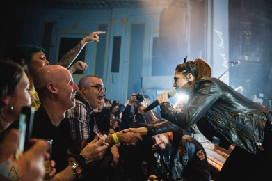 TORONTO, ON - MARCH 22: The Interrupters performs at Danforth Music Hall in Toronto on March 22, 2019. (Photo: Kirsten Sonntag/Aesthetic Magazine)