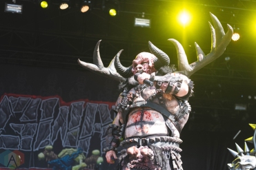 CHICAGO, IL - SEPT. 14 - GWAR performs at Riot Fest in Chicago on September 14, 2019. (Photo: Katie Kuropas/Aesthetic Magazine)