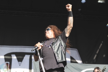 CHICAGO, IL - SEPT. 14 - Testament performs at Riot Fest in Chicago on September 14, 2019. (Photo: Katie Kuropas/Aesthetic Magazine)