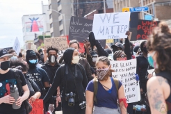 TORONTO, ON - MAY 30: Protestors march in solidarity with family of Regis Korchinski-Paquet in Toronto on May 30, 2020. (Photo: Morgan Harris/Aesthetic Magazine)