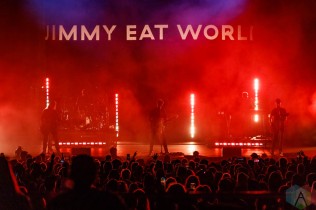 IRVINE, CA. - Oct 23: Jimmy Eat World performs Chain Fest 2021 at FivePoint Amphitheatre in Irvine, CA on October 23, 2021. (Photo: James Alvarez/Aesthetic Magazine)