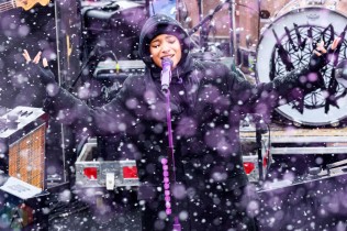 HAMILTON, ON - MARCH 13: Willow Smith performs on the TikTok Tailgate Stage before the NHL Heritage Classic game between the Toronto Maple Leafs and the Buffalo Sabres on March 13, 2022, at Tim Hortons Field in Hamilton, ON, Canada. (Photo by Julian Avram/Icon Sportswire)