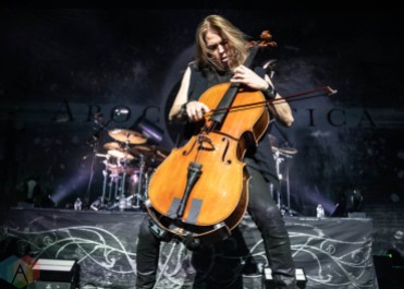 LOS ANGELES, CA - Apr. 16 - Apocalyptica performs at the Belasco in Los Angeles, California on April 16, 2022. (Photo: Julie Shaw/Aesthetic Magazine)