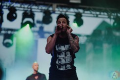 ARLINGTON, TX. - May 28: Simple Plan performs at So What?! Music Festival at Choctaw Stadium in Arlington, Texas on May 28, 2022. (Photo: Aaron Quintanilla for Aesthetic Magazine)