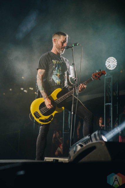 ARLINGTON, TX. - May 28: The Ghost Inside performs at So What?! Music Festival at Choctaw Stadium in Arlington, Texas on May 28, 2022. (Photo: Aaron Quintanilla for Aesthetic Magazine)