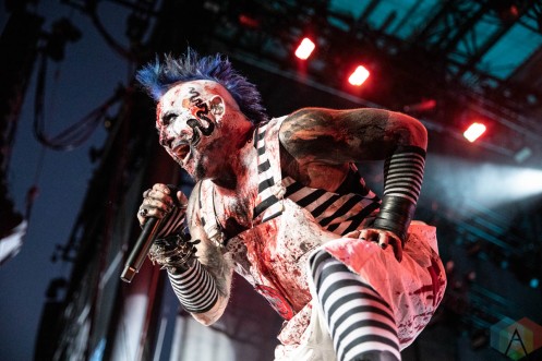 IRVINE, CA - Aug. 12 - Mudvayne performs at FivePoint Amphitheatre in Irvine, California on August 12, 2022. (Photo: Julie Shaw for Aesthetic Magazine)