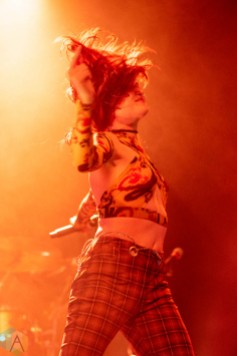 TORONTO, ON. - Sept. 27: Muna performs at Phoenix Concert Theatre in Toronto, Ontario on September 27, 2022. (Photo: Morgan Hotston for Aesthetic Magazine)