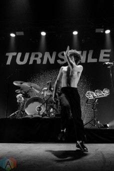TORONTO, ON - Oct. 04 - Turnstile performs at History in Toronto, Ontario on October 04, 2022. (Photo: Stephanie Montani for Aesthetic Magazine)
