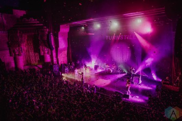 SAN ANTONIO, TX. - Nov. 11 - Turnstile performs at the Aztec Theatre in San Antonio, Texas on November 11, 2022. (Photo: Aaron Quintanilla for Aesthetic Magazine)