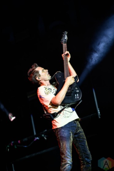 LOS ANGELES, CA.- Apr. 06: Muse performs at Kia Forum in Los Angeles, California on April 06, 2023. (Photo: Kelli Binnings for Aesthetic Magazine)