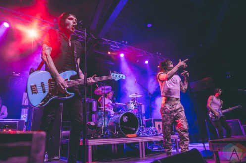 EDMONTON, AB – Apr. 28: SYSC performs at Midway Music Hall in Edmonton, Alberta on April 28, 2023. (Photo: Tyler Roberts for Aesthetic Magazine)
